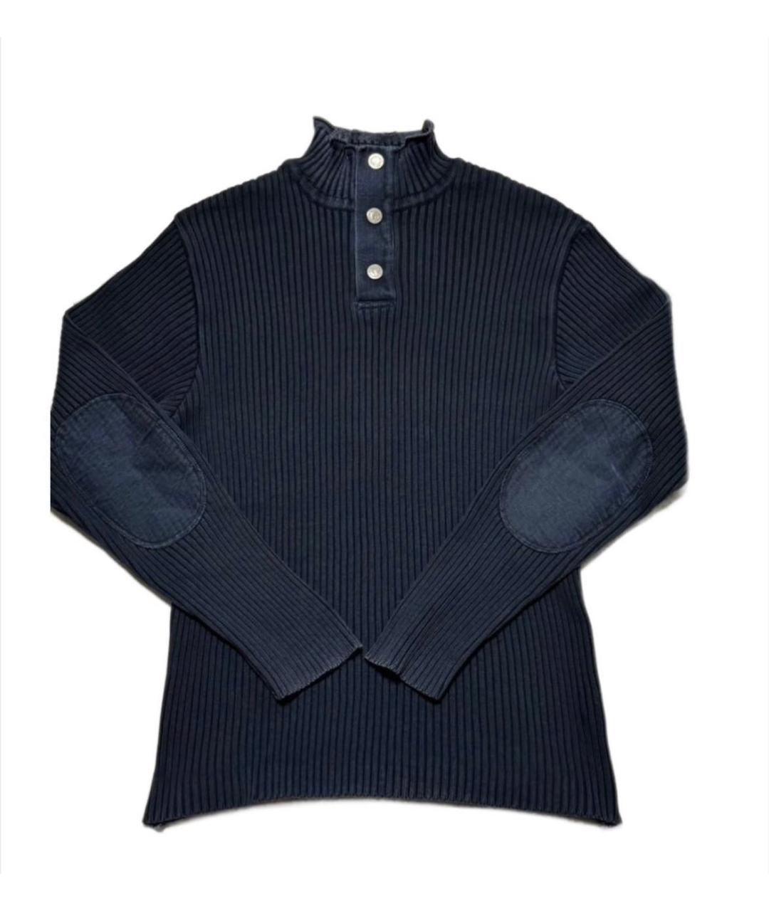 DOLCE&GABBANA Темно-синий полиэстеровый джемпер / свитер, фото 6