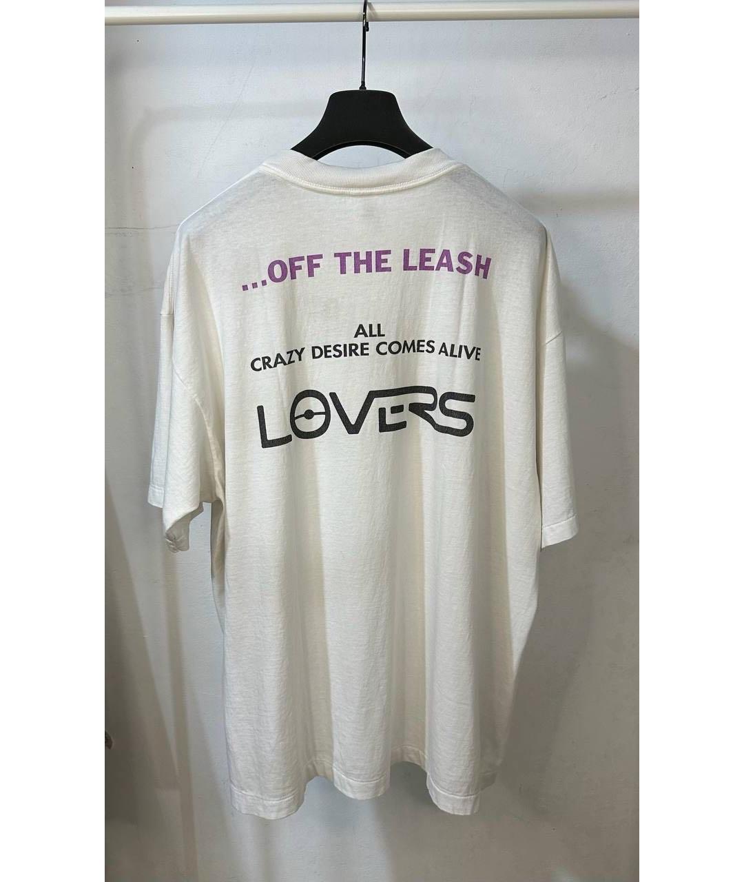 Saint Michael Бежевая хлопковая футболка, фото 2