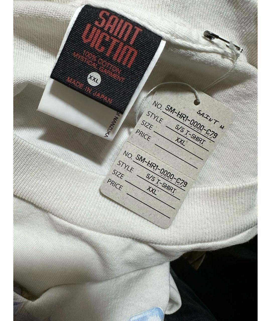 Saint Michael Бежевая хлопковая футболка, фото 3