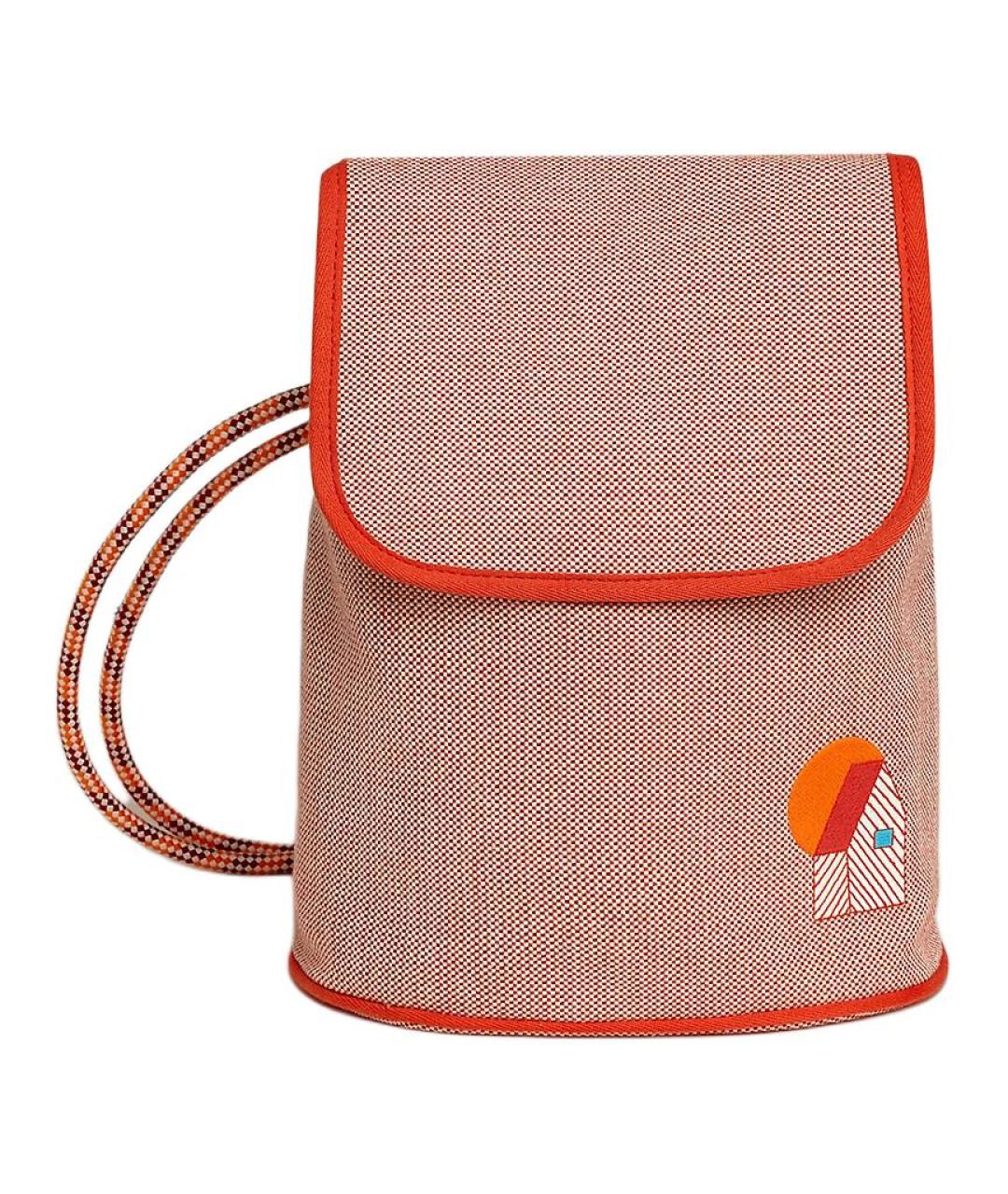 HERMES Оранжевый рюкзак, фото 2