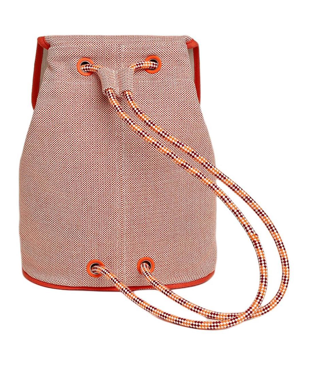 HERMES Оранжевый рюкзак, фото 4