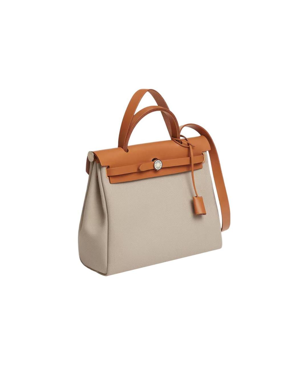 HERMES Коричневая сумка с короткими ручками, фото 2