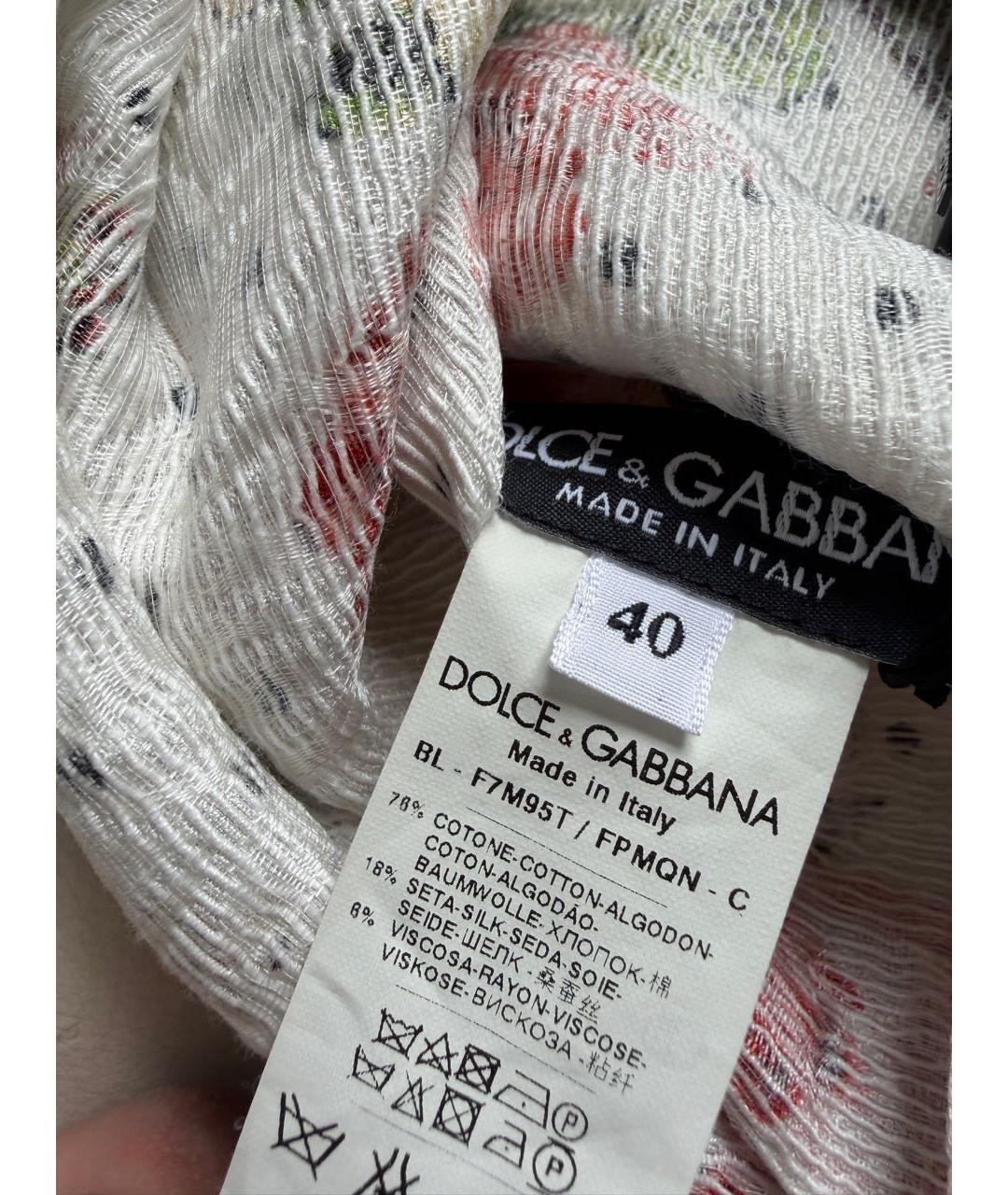 DOLCE&GABBANA Мульти блузы, фото 5