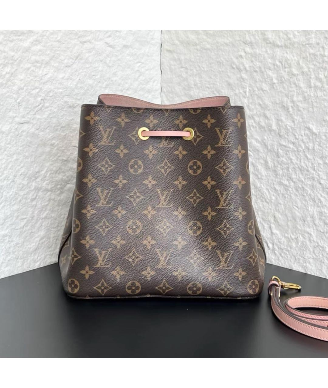 LOUIS VUITTON Коричневая сумка через плечо, фото 3