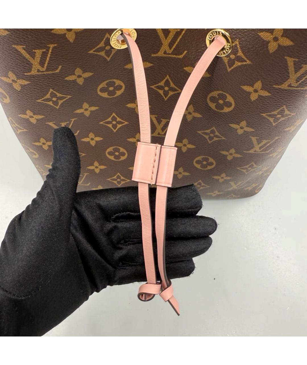 LOUIS VUITTON Коричневая сумка через плечо, фото 5