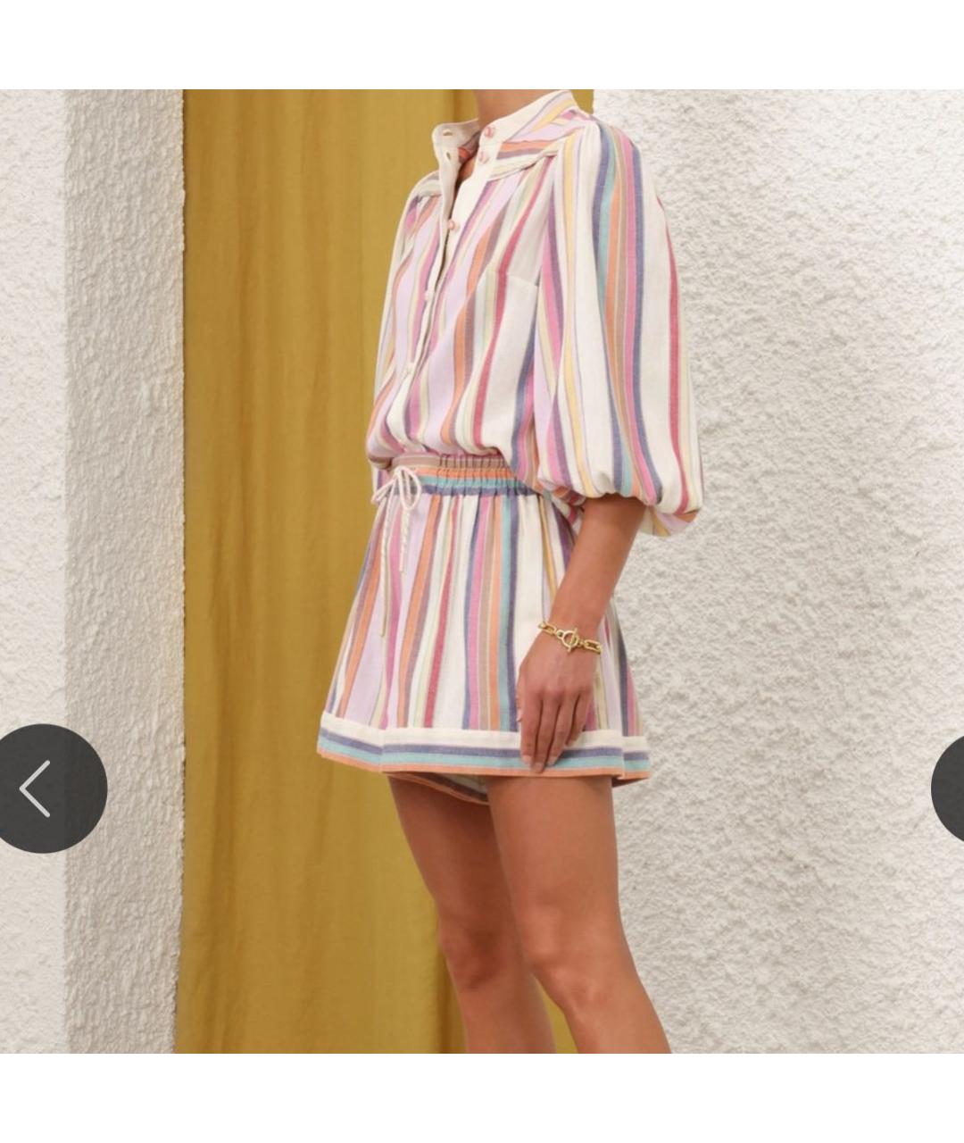 ZIMMERMANN Мульти льняной костюм с брюками, фото 5