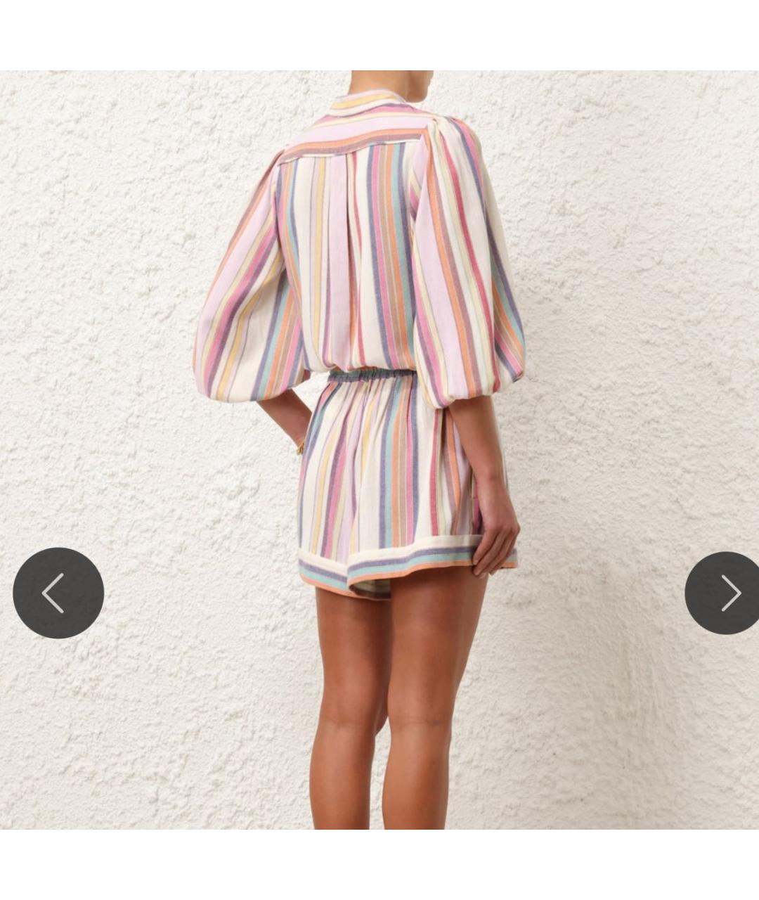 ZIMMERMANN Мульти льняной костюм с брюками, фото 6