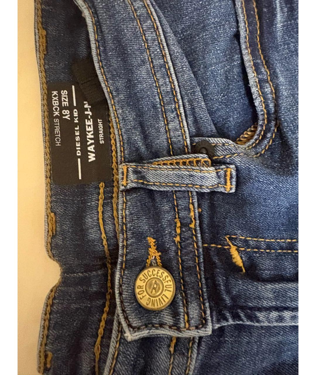 DIESEL Синие деним детские джинсы, фото 5