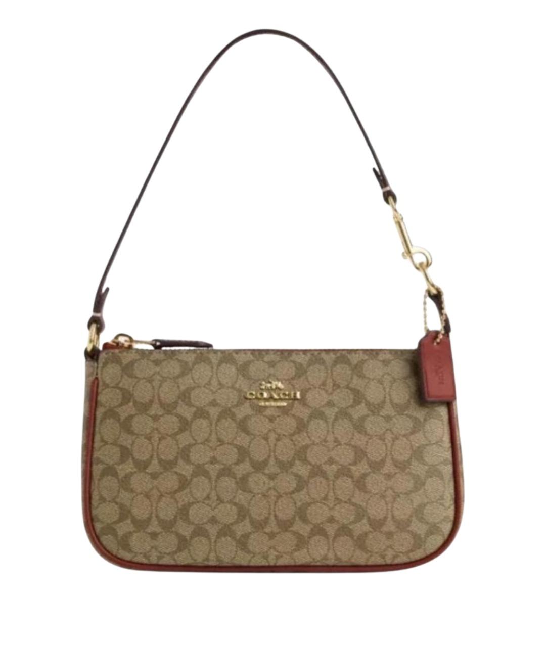 COACH Коричневая сумка через плечо, фото 1