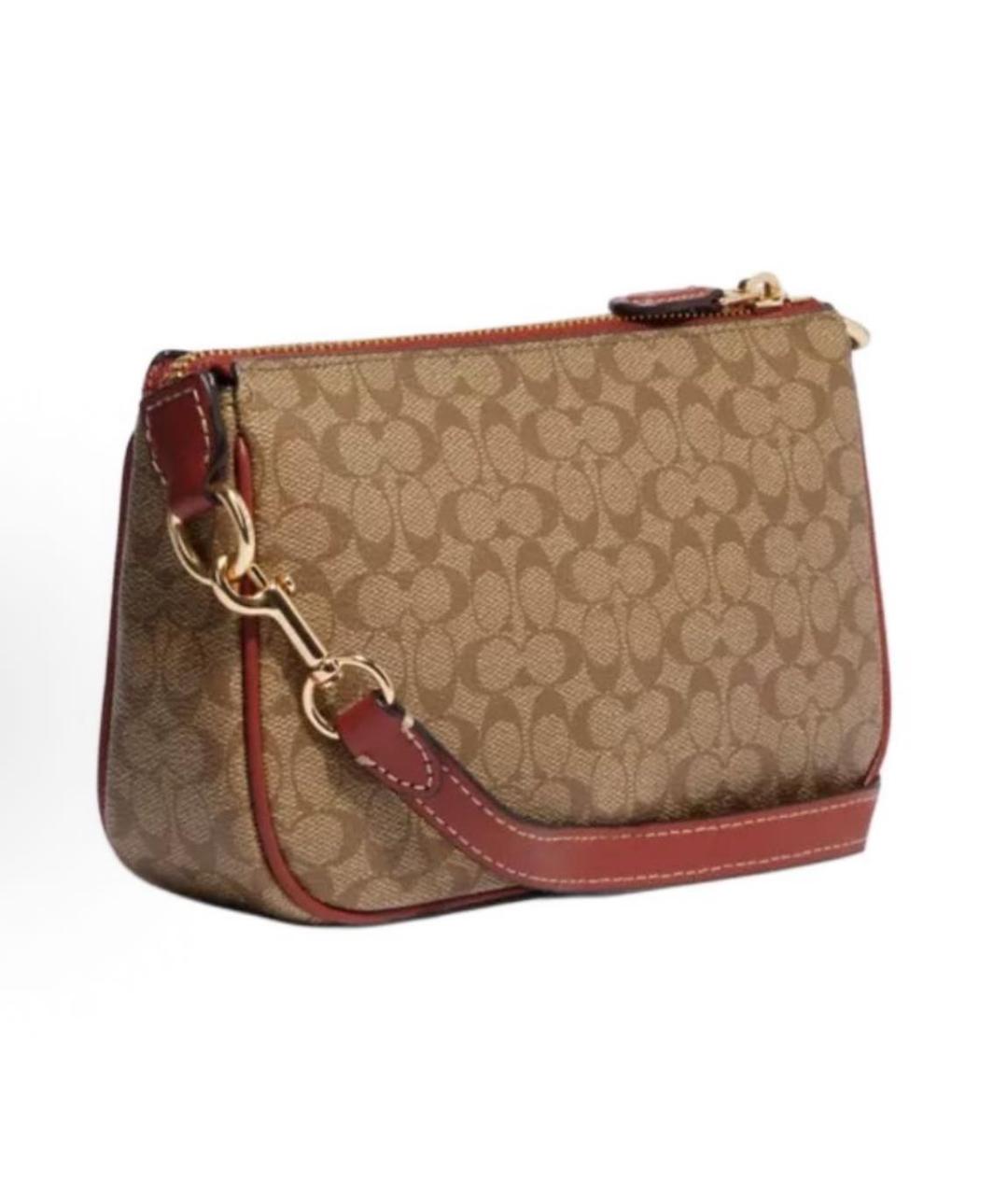 COACH Коричневая сумка через плечо, фото 2