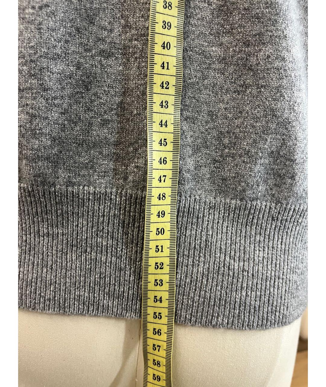FABIANA FILIPPI Серый кашемировый джемпер / свитер, фото 6