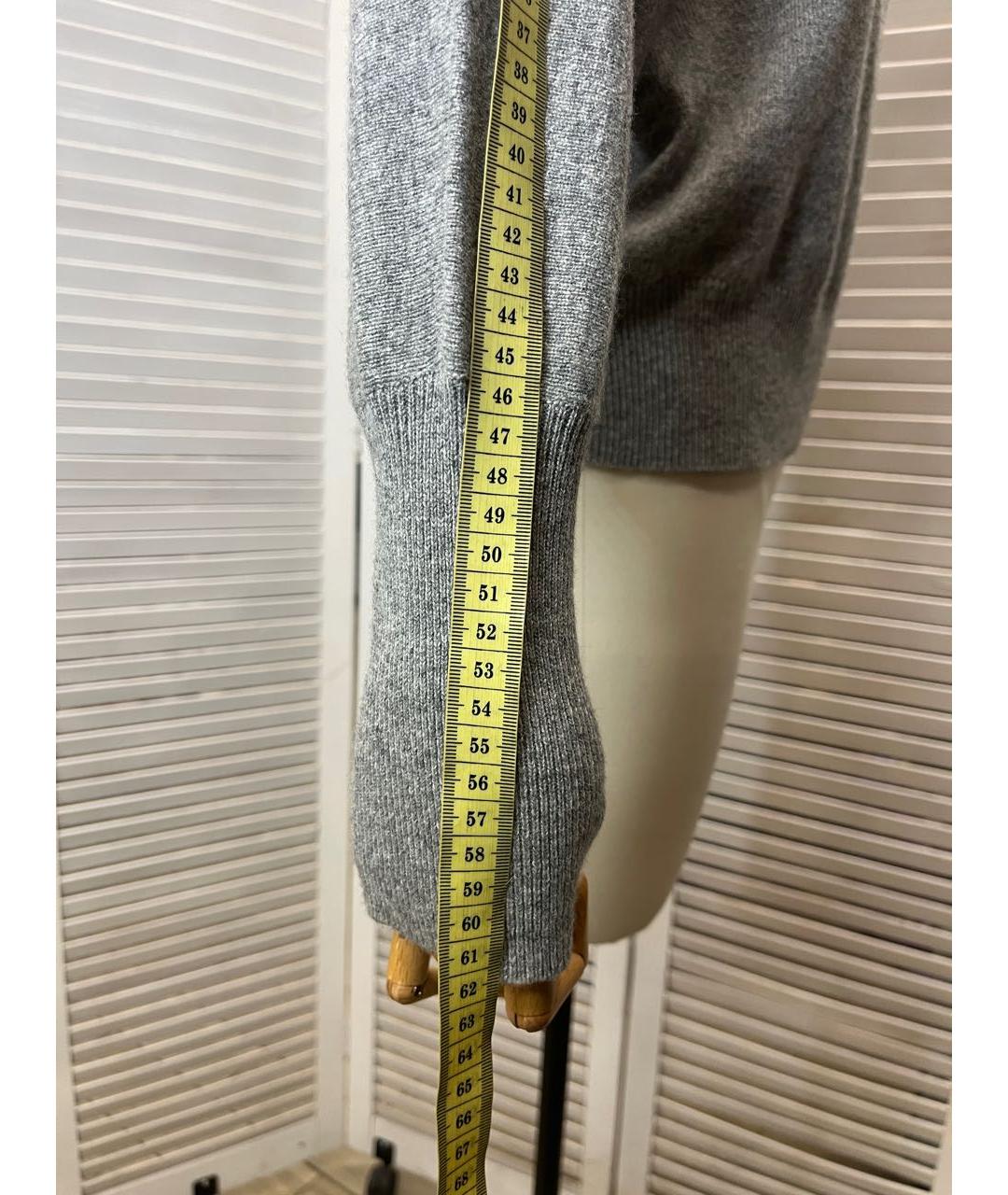FABIANA FILIPPI Серый кашемировый джемпер / свитер, фото 5