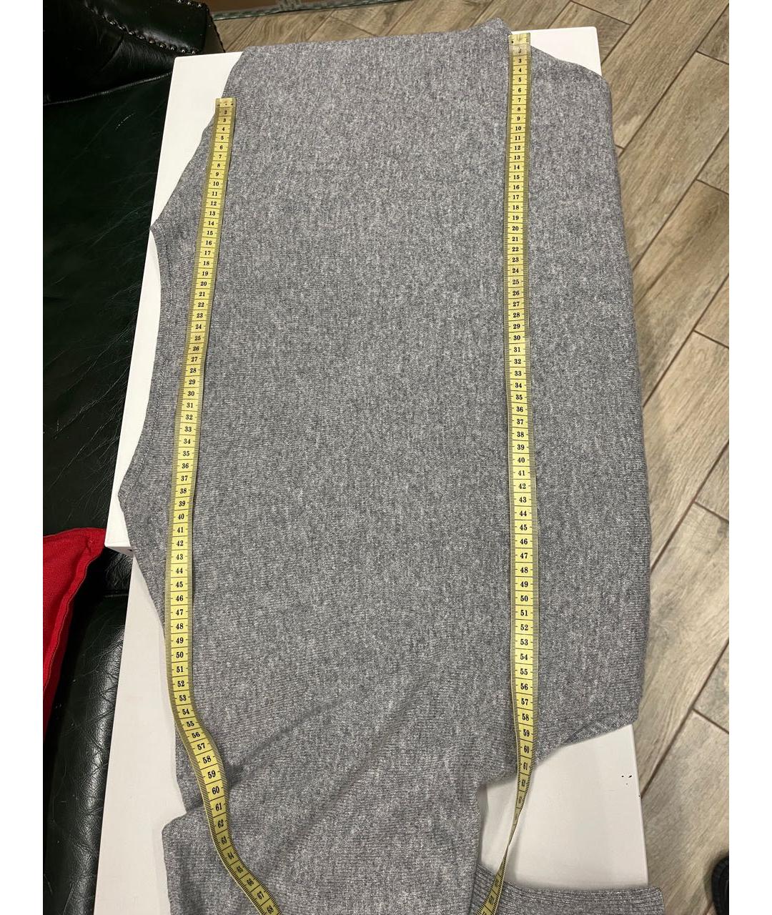 FABIANA FILIPPI Серый кашемировый джемпер / свитер, фото 3