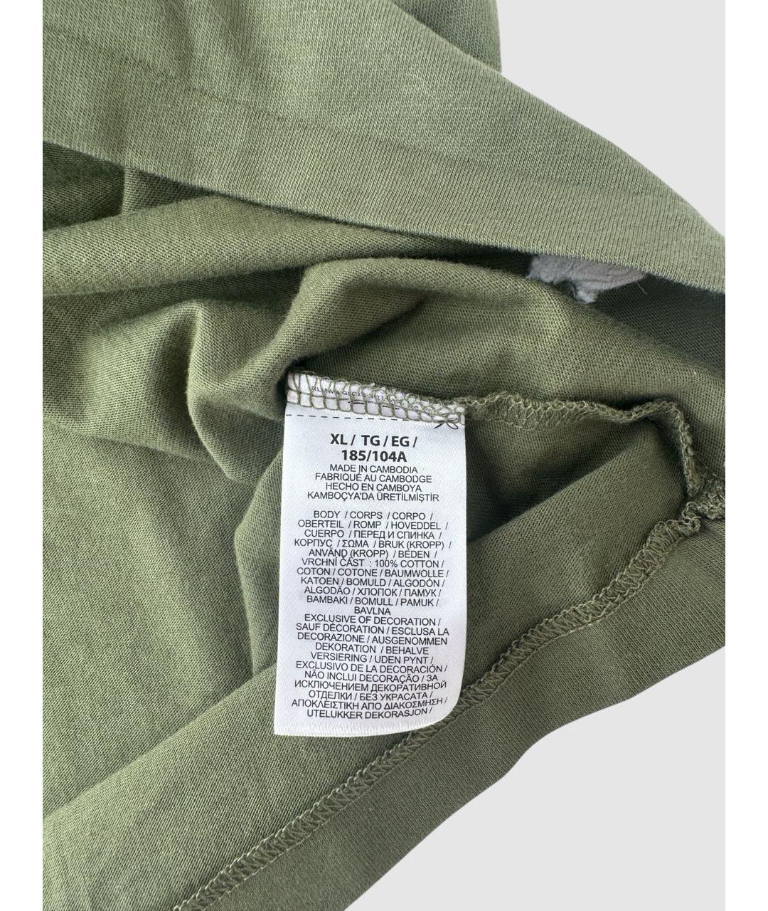 POLO RALPH LAUREN Зеленая хлопковая футболка, фото 5