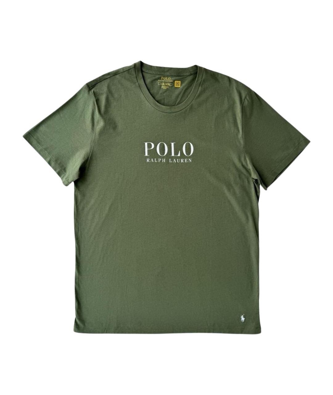 POLO RALPH LAUREN Зеленая хлопковая футболка, фото 1