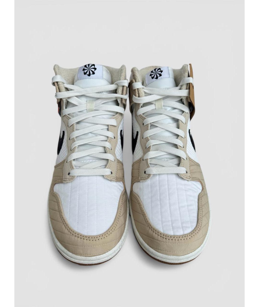 NIKE Бежевые высокие кроссовки / кеды, фото 3