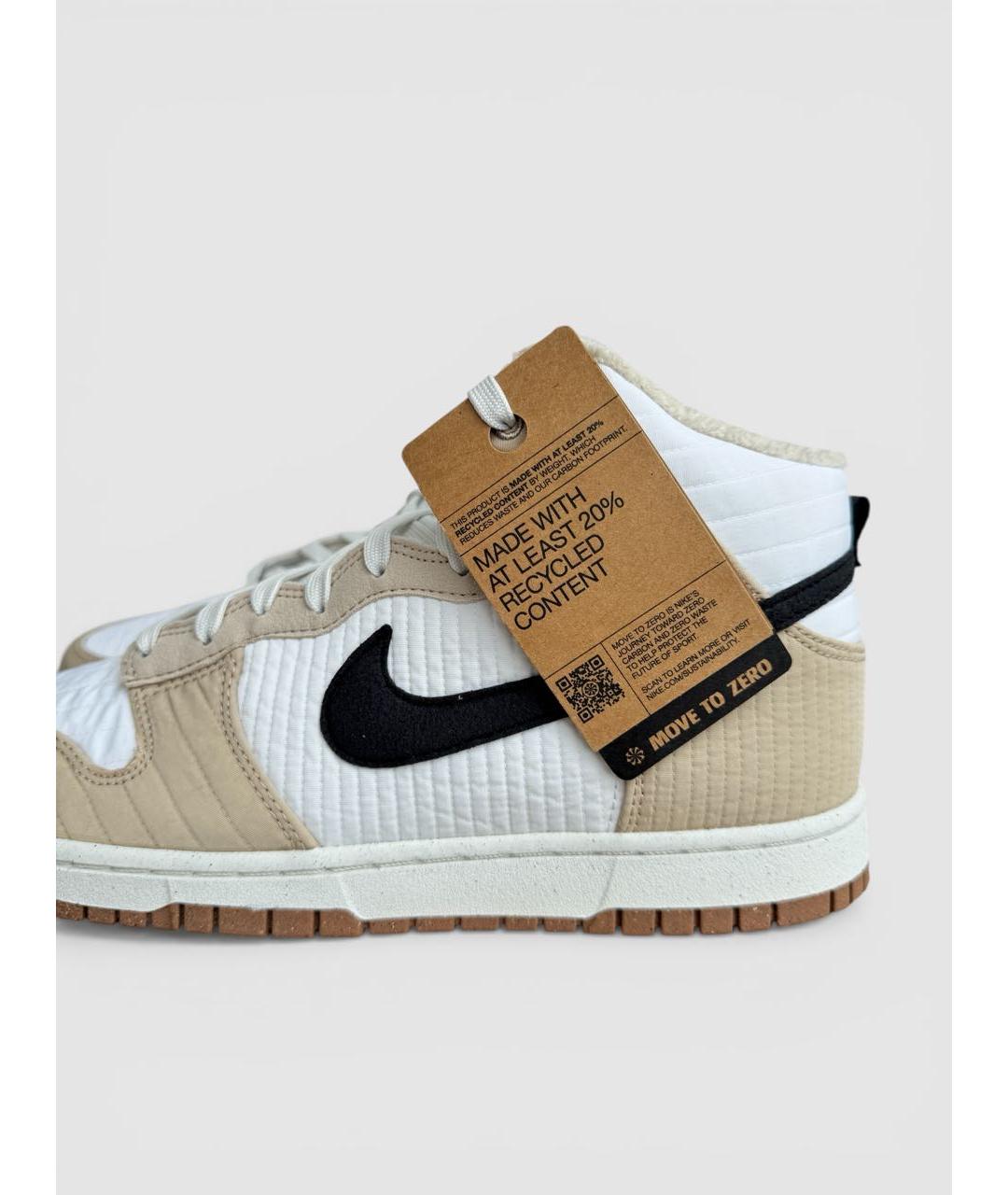 NIKE Бежевые высокие кроссовки / кеды, фото 5