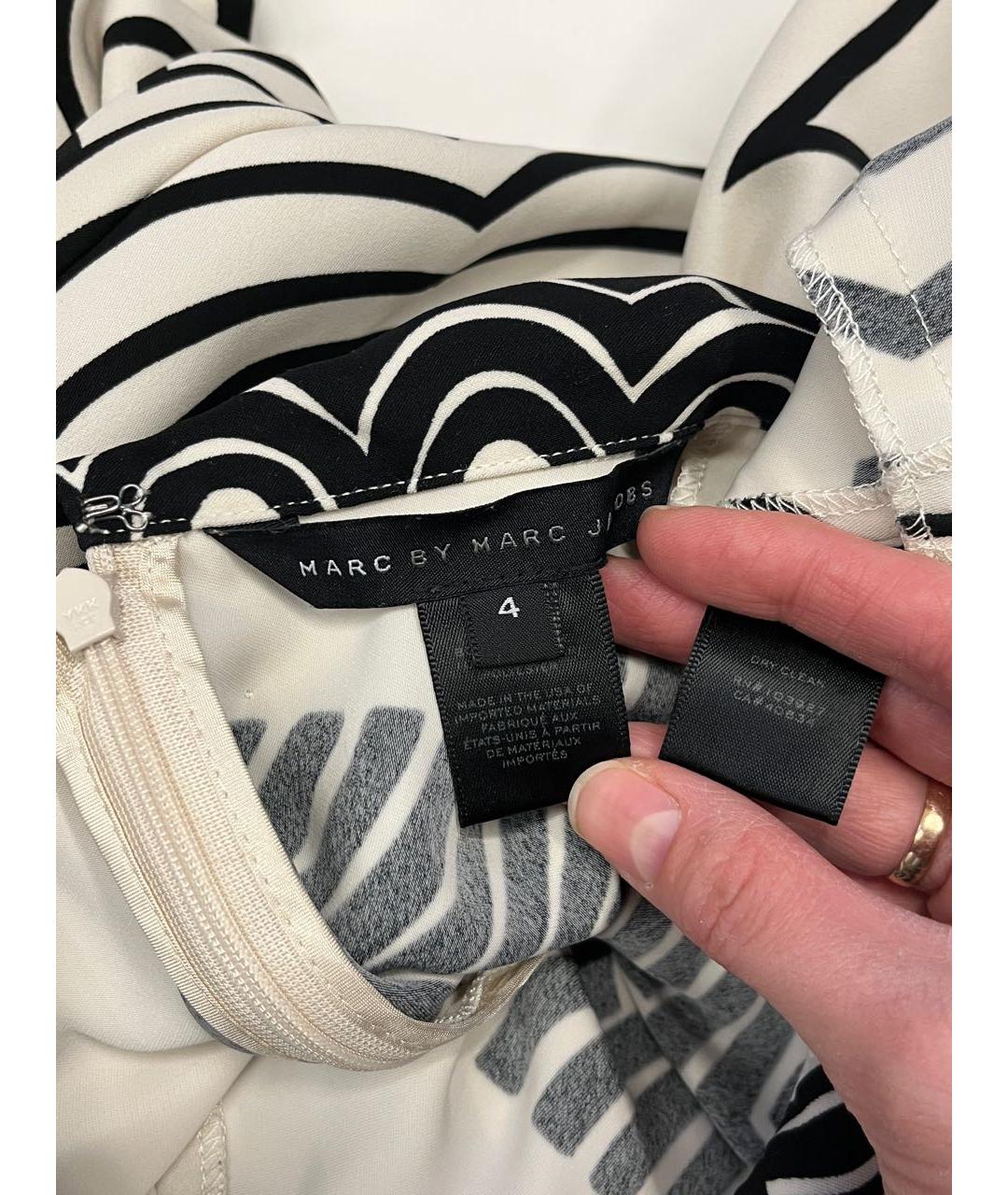 MARC BY MARC JACOBS Черное полиэстеровое повседневное платье, фото 4