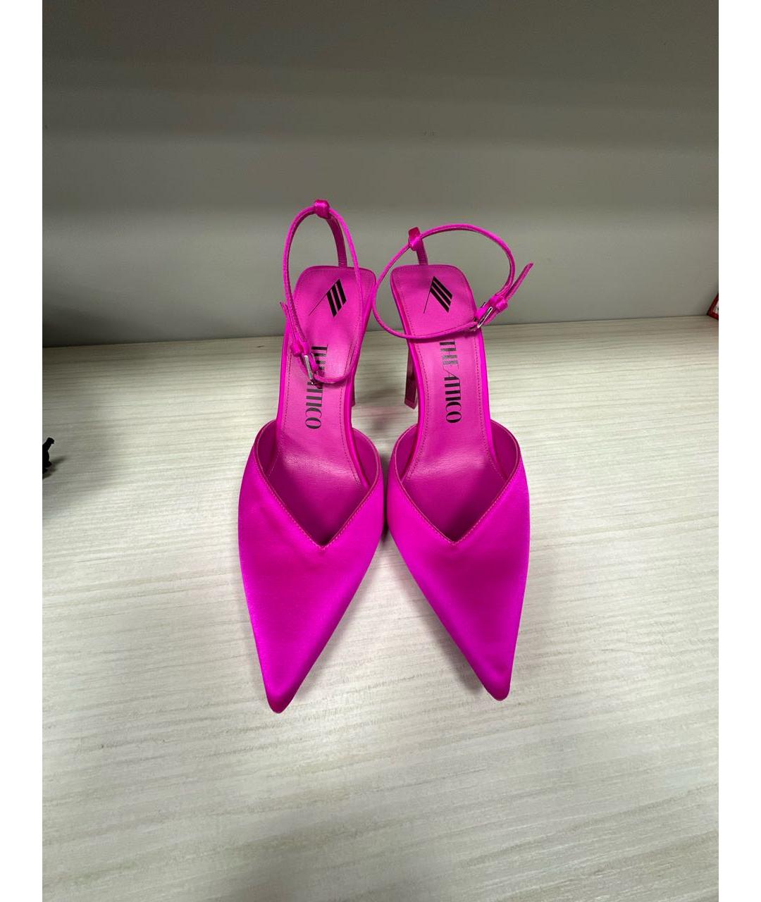 THE ATTICO Фуксия текстильные туфли, фото 2