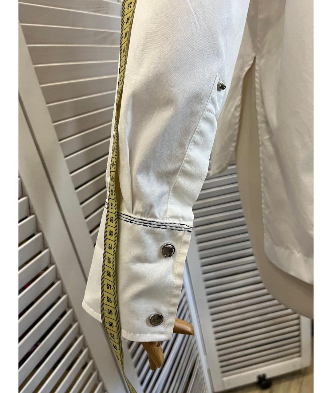 SPORTMAX Белая хлопковая блузы, фото 5