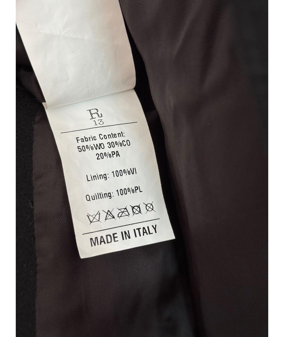 R13 Черная куртка, фото 7