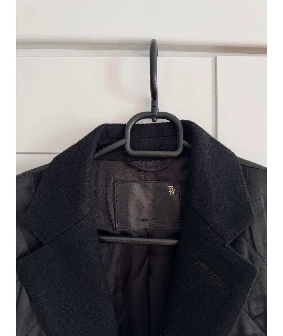 R13 Черная куртка, фото 3