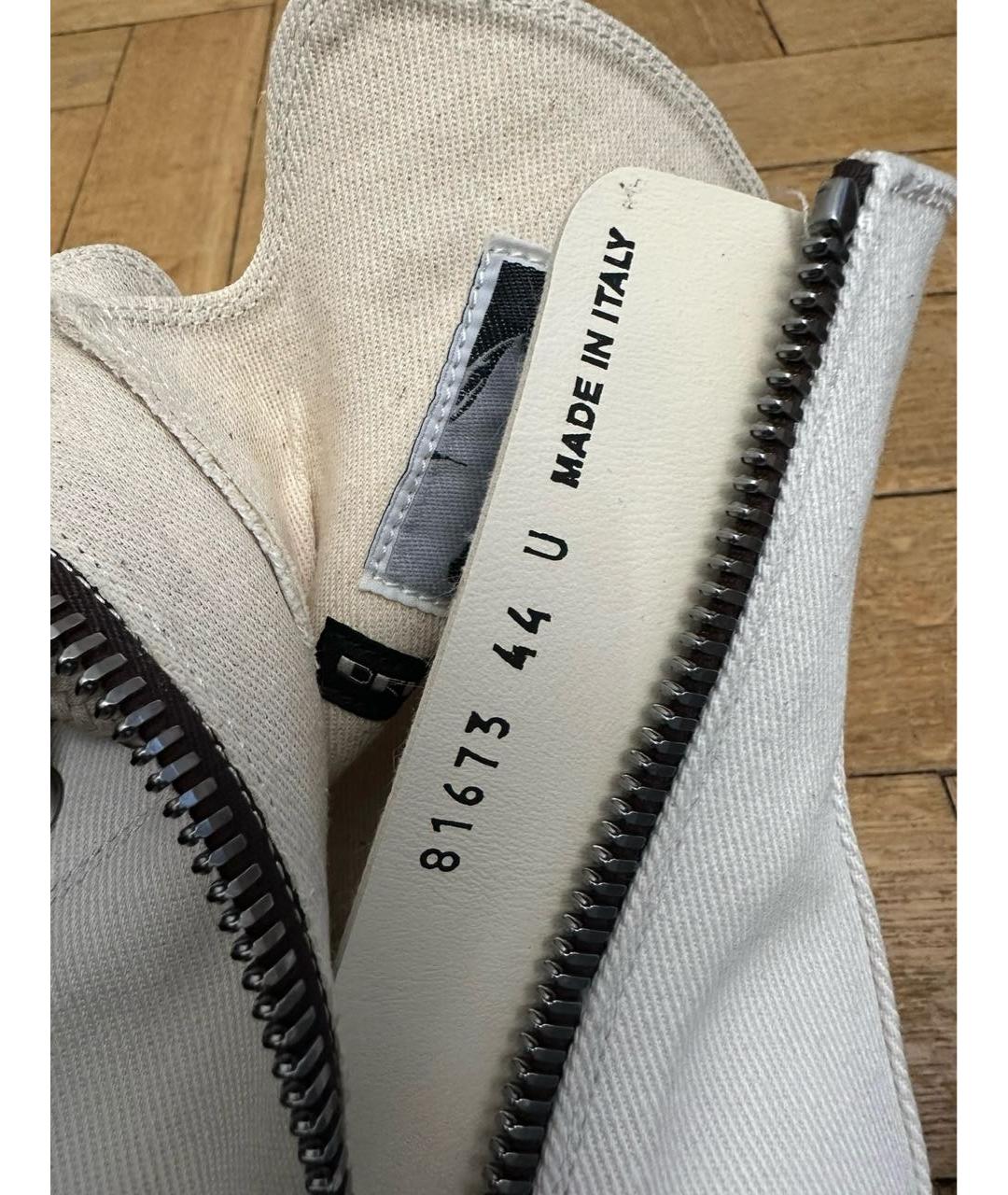 RICK OWENS Белые высокие кроссовки / кеды, фото 8