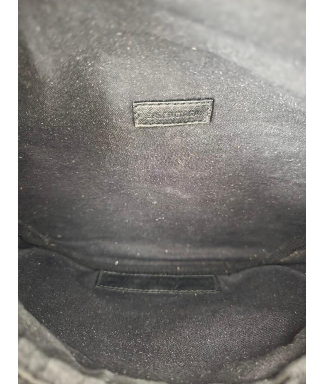 BALENCIAGA Черная кожаная поясная сумка, фото 4