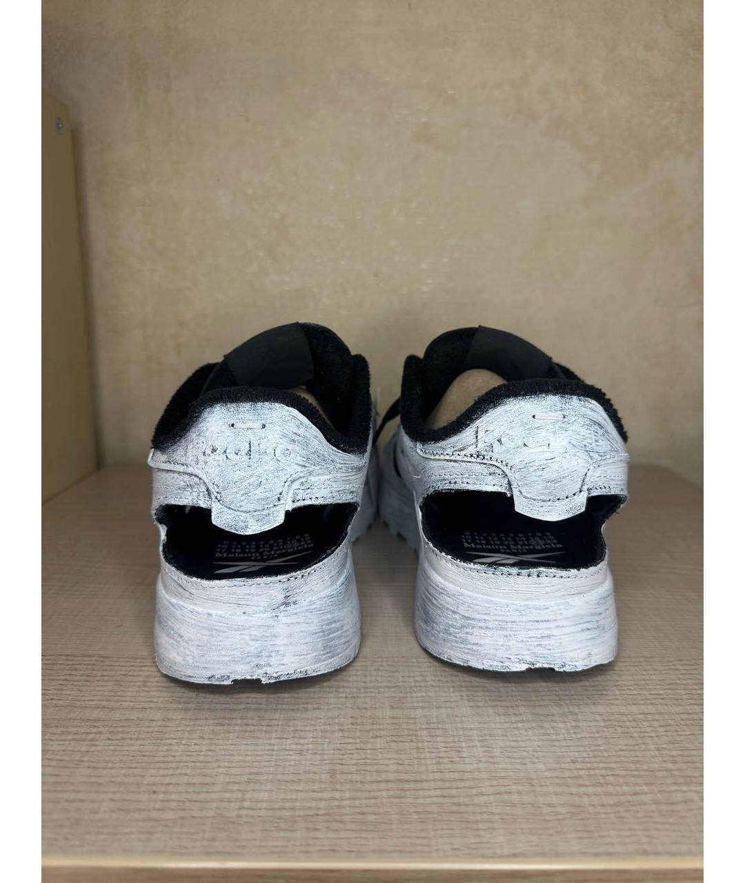MAISON MARGIELA Белые низкие кроссовки / кеды, фото 4