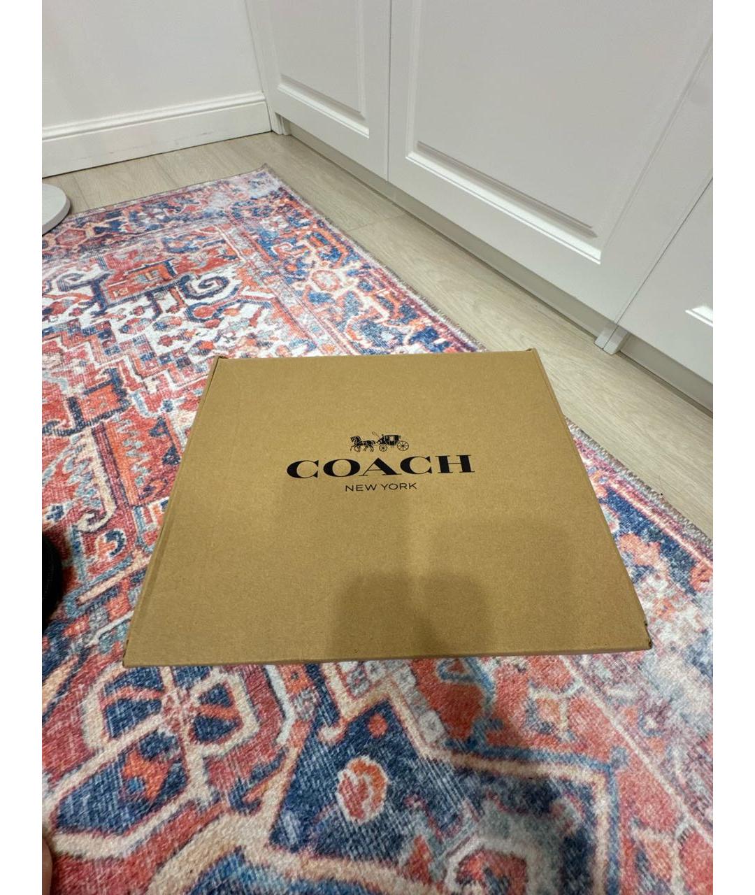 COACH Бежевые текстильные сандалии, фото 7