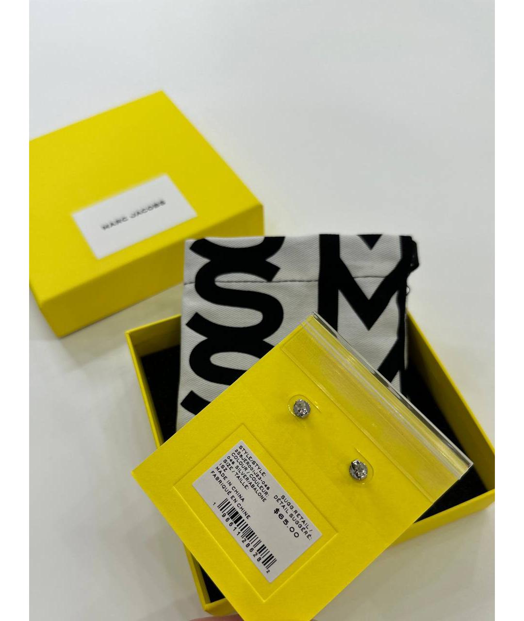 MARC JACOBS Серебряные металлические серьги, фото 7