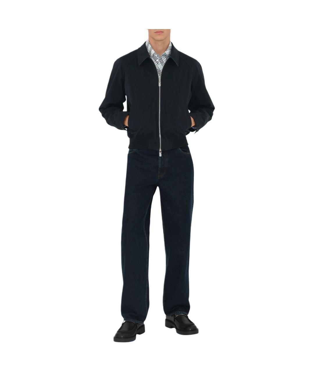 BURBERRY Темно-синяя куртка, фото 2