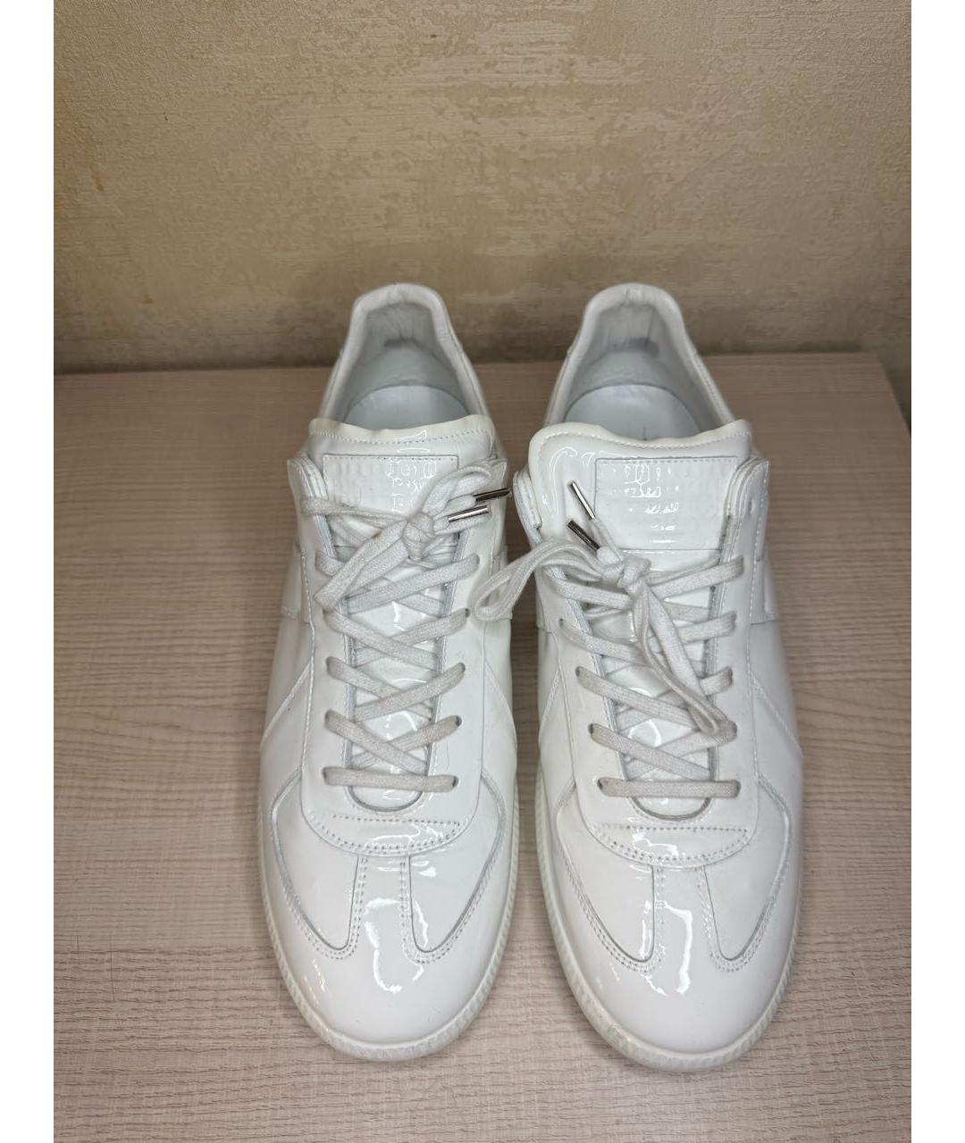 MAISON MARGIELA Белые низкие кроссовки / кеды, фото 2