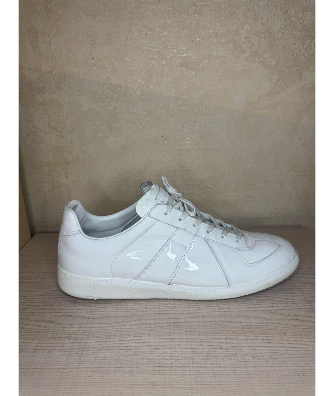 MAISON MARGIELA Белые низкие кроссовки / кеды, фото 5