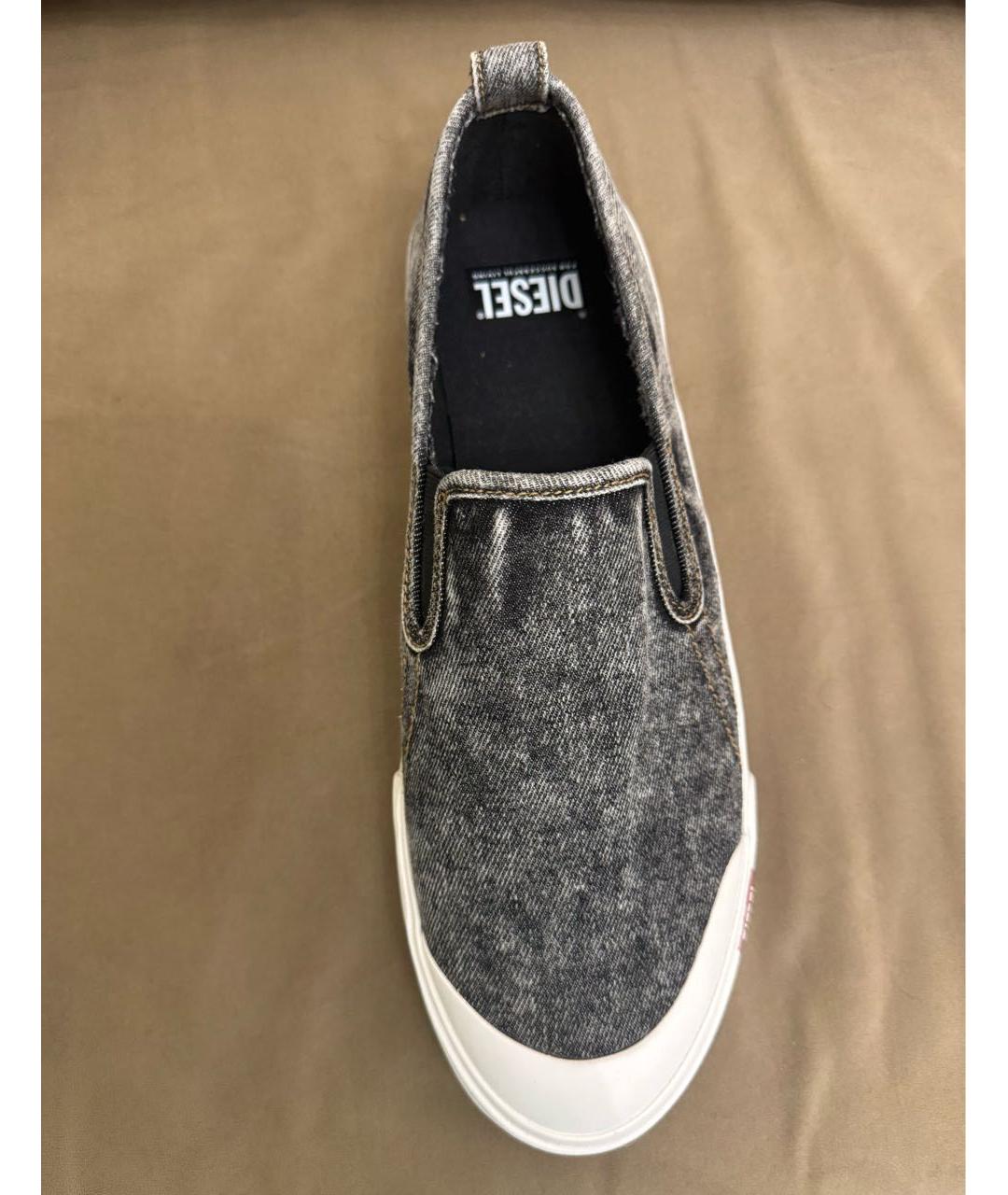 DIESEL Серые низкие кроссовки / кеды, фото 6