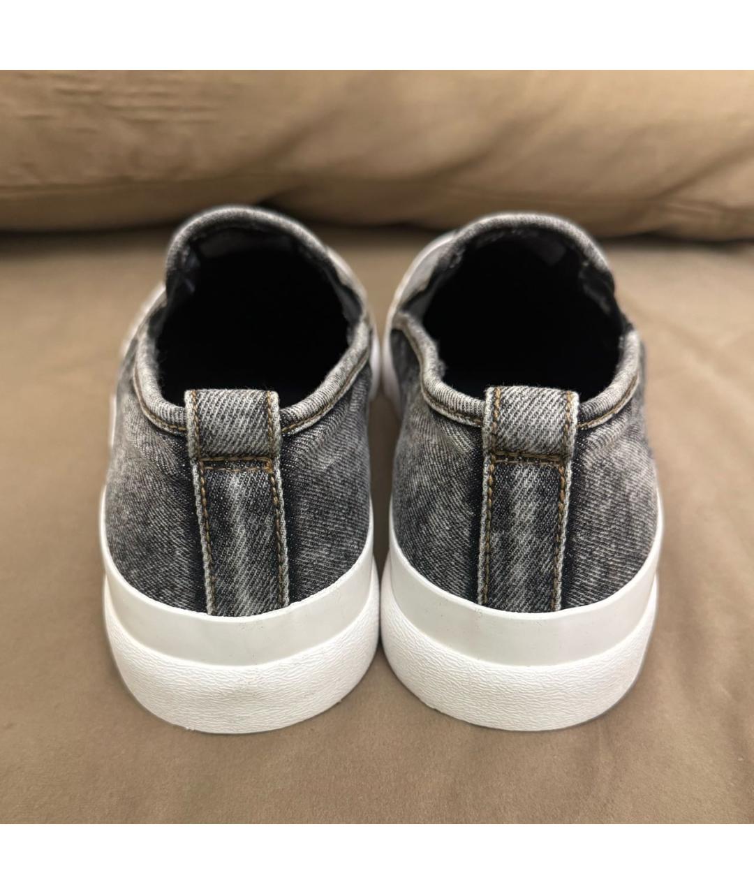 DIESEL Серые низкие кроссовки / кеды, фото 7