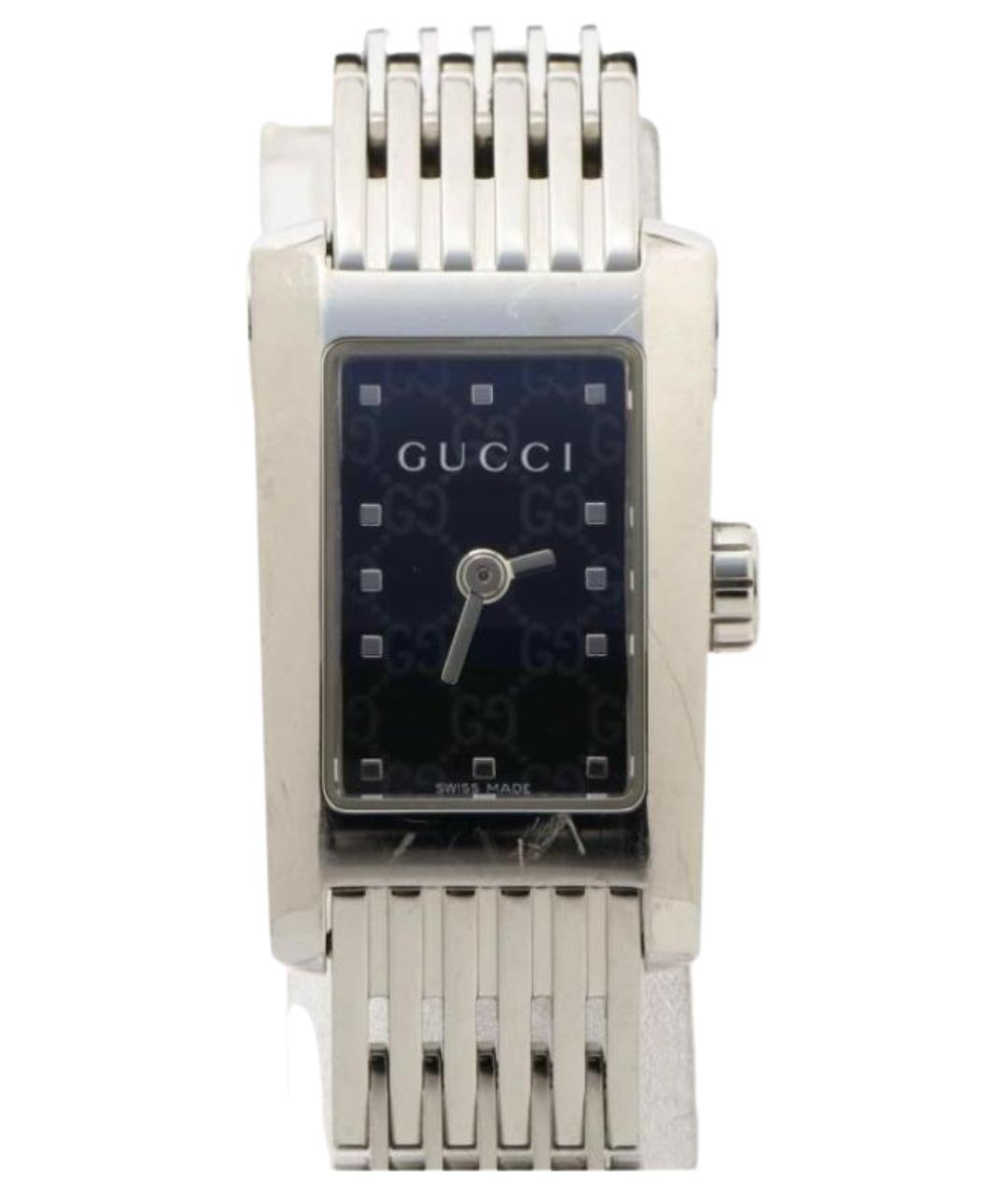 GUCCI Черные стальные часы, фото 1