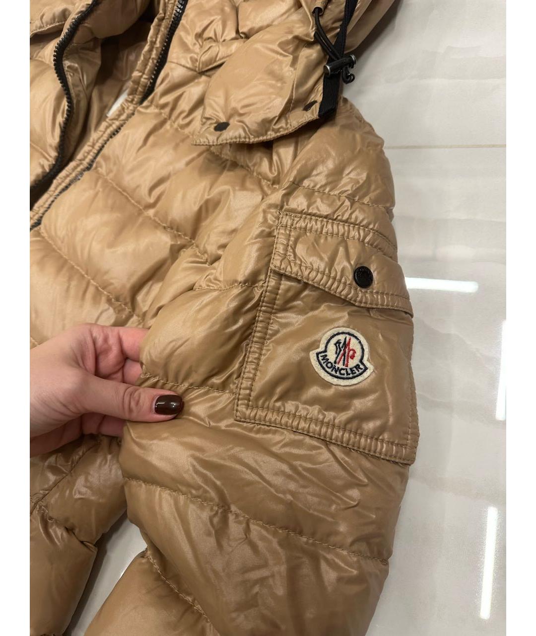 MONCLER Бежевая куртка, фото 2