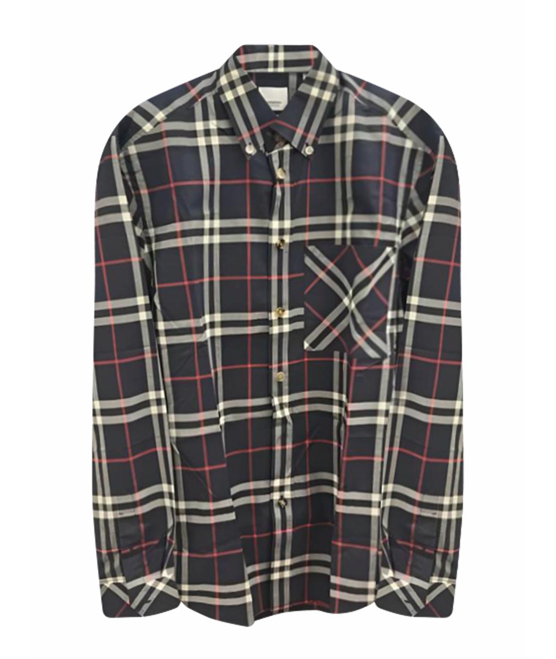 BURBERRY Темно-синяя классическая рубашка, фото 1
