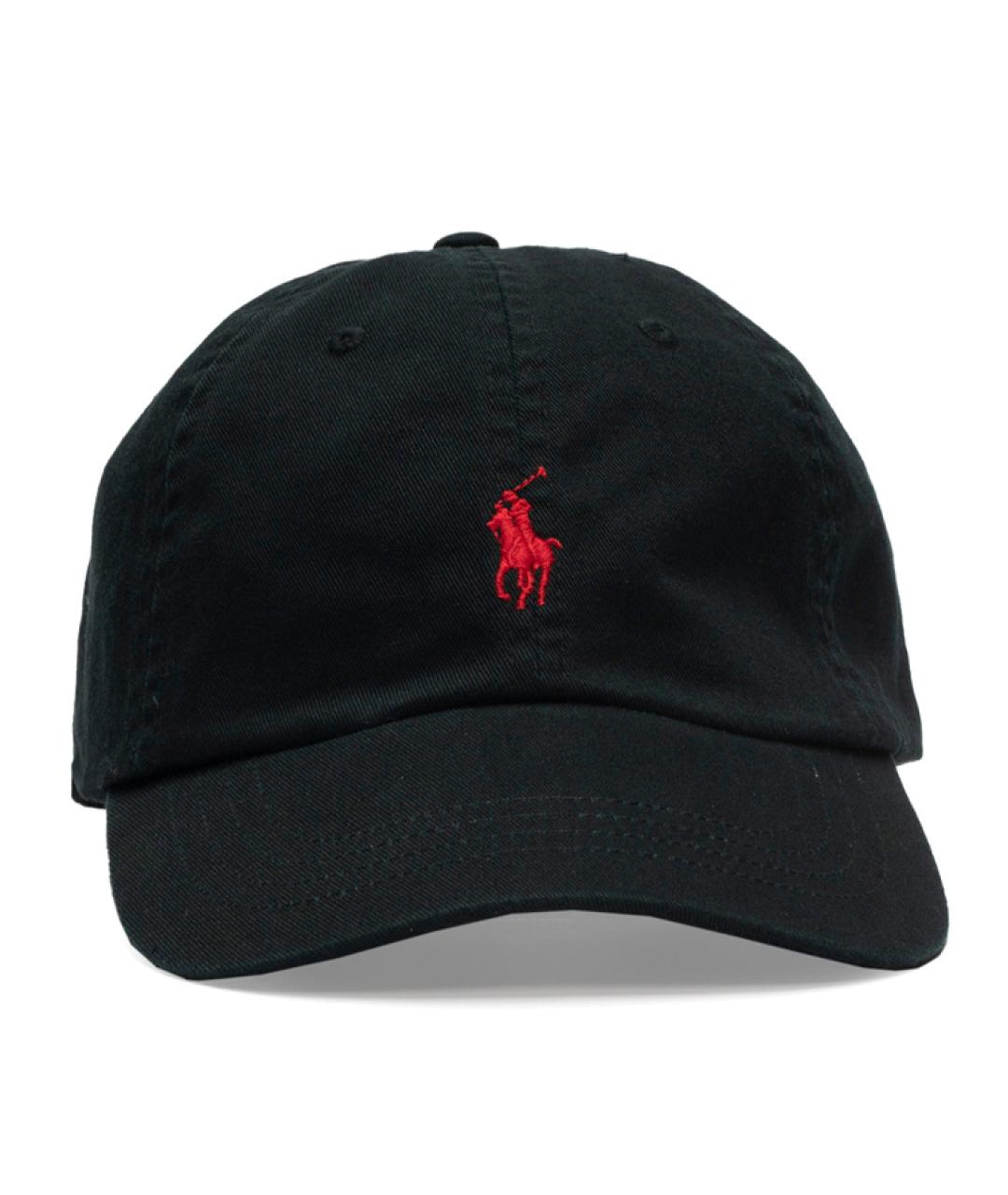 POLO RALPH LAUREN Черная хлопковая кепка, фото 2