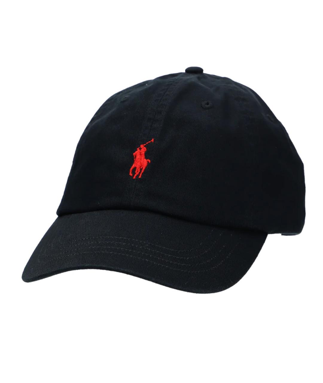 POLO RALPH LAUREN Черная хлопковая кепка, фото 1