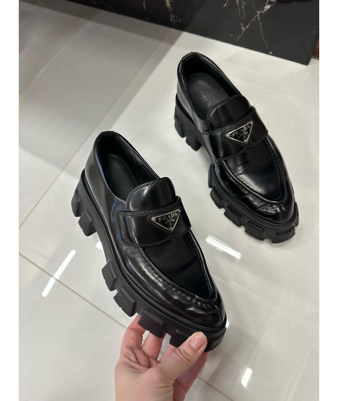 PRADA Черные лоферы, фото 2