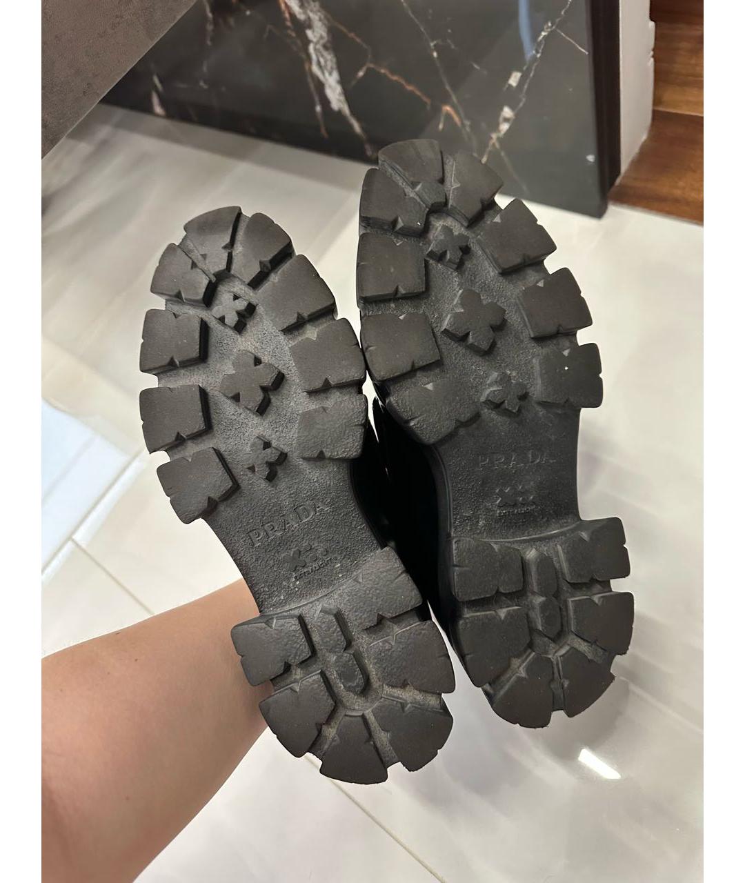 PRADA Черные лоферы, фото 4