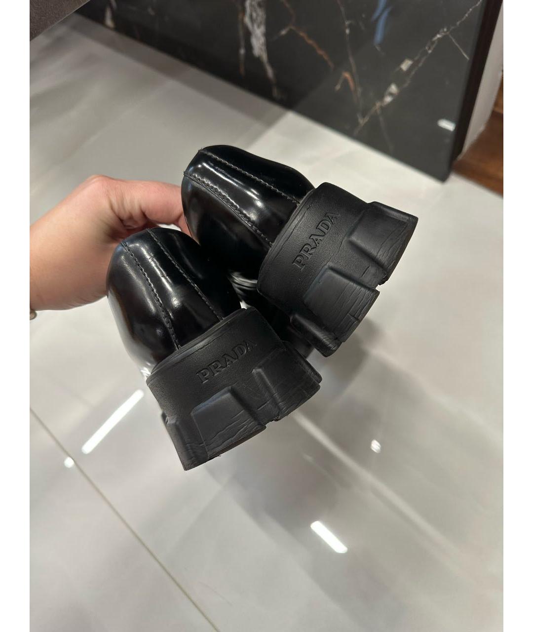 PRADA Черные лоферы, фото 3