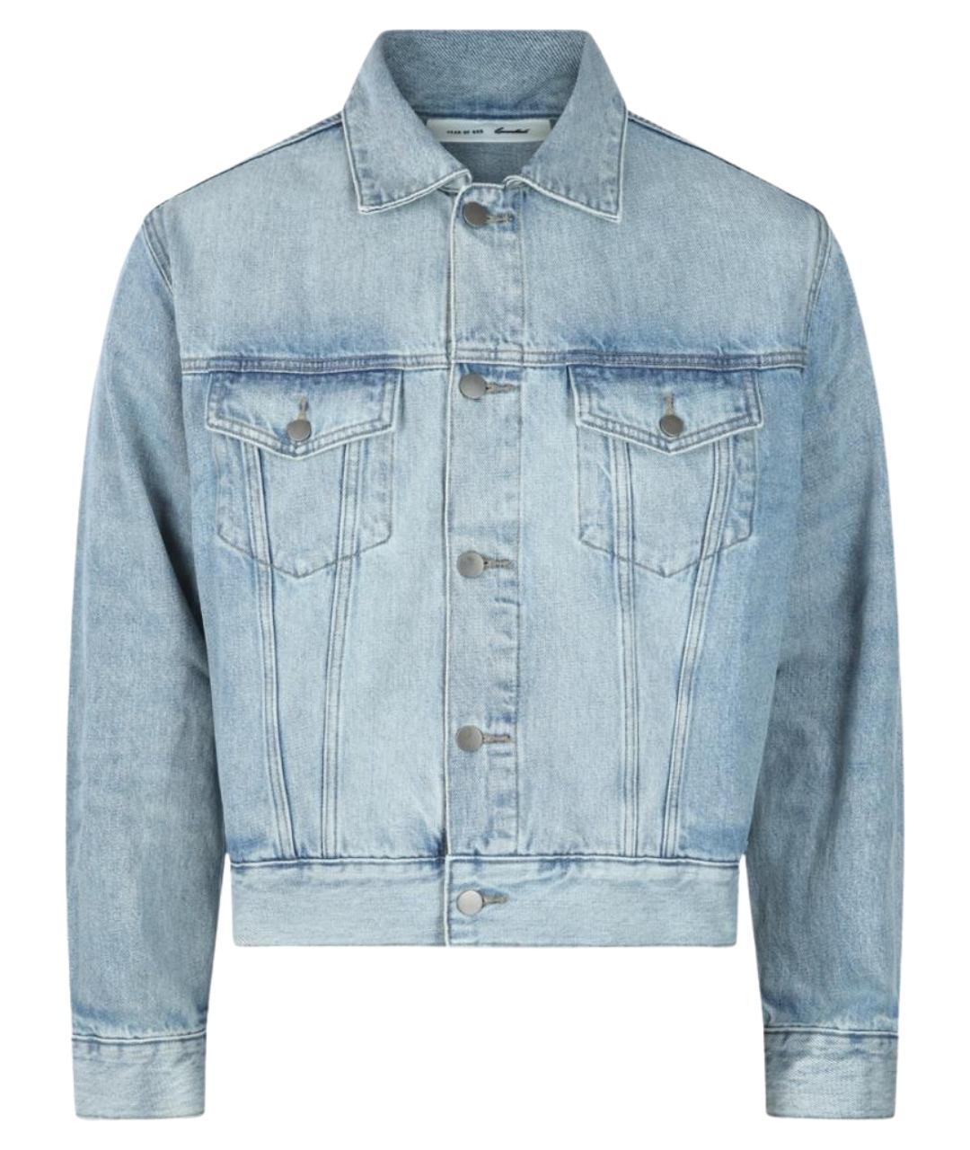 FEAR OF GOD ESSENTIALS Голубая хлопковая куртка, фото 1