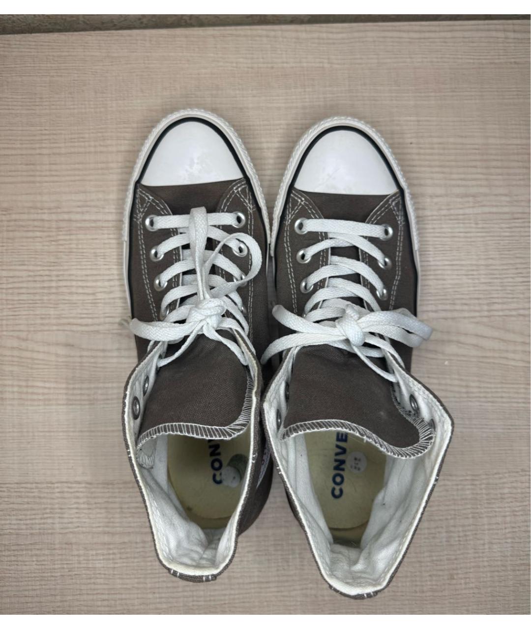 CONVERSE Коричневые кеды, фото 3