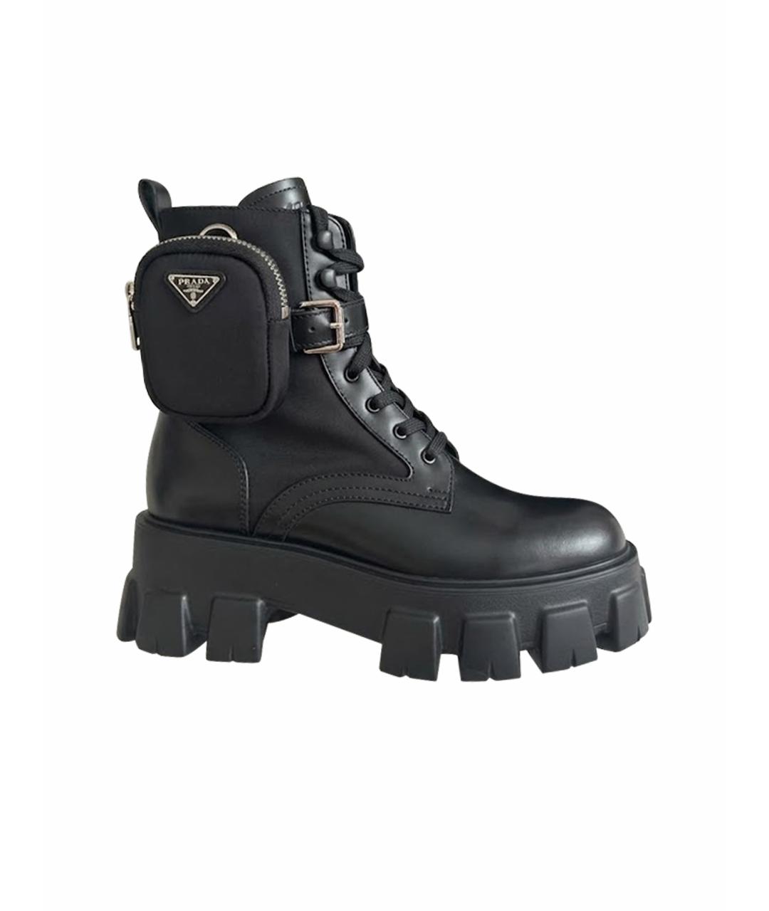 PRADA Черные ботинки, фото 1