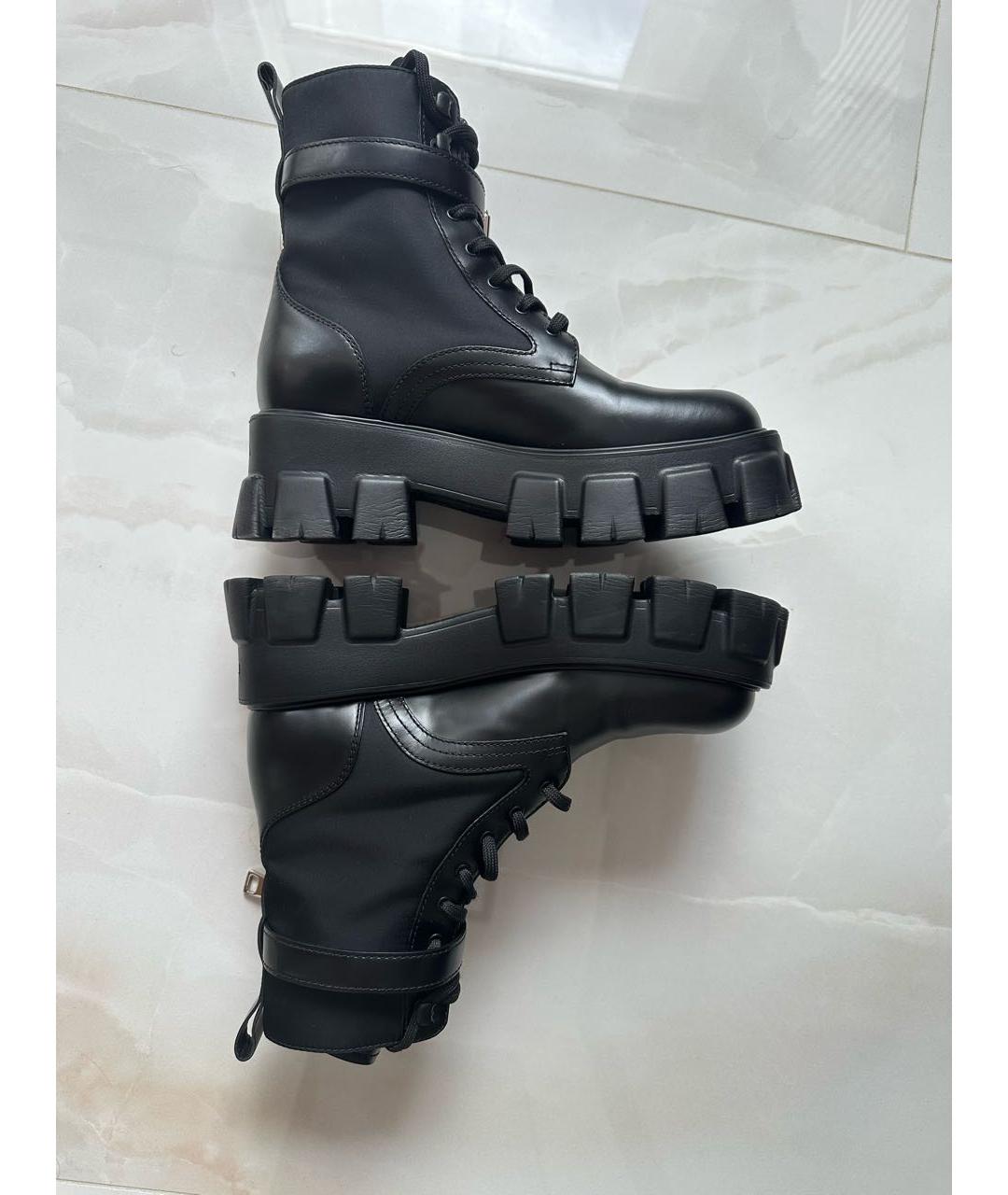 PRADA Черные ботинки, фото 4