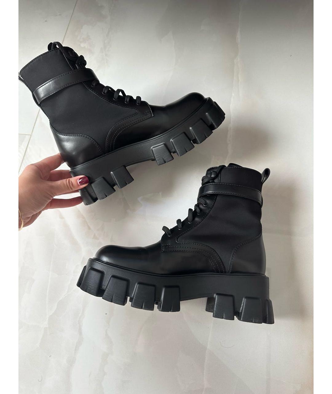 PRADA Черные ботинки, фото 8