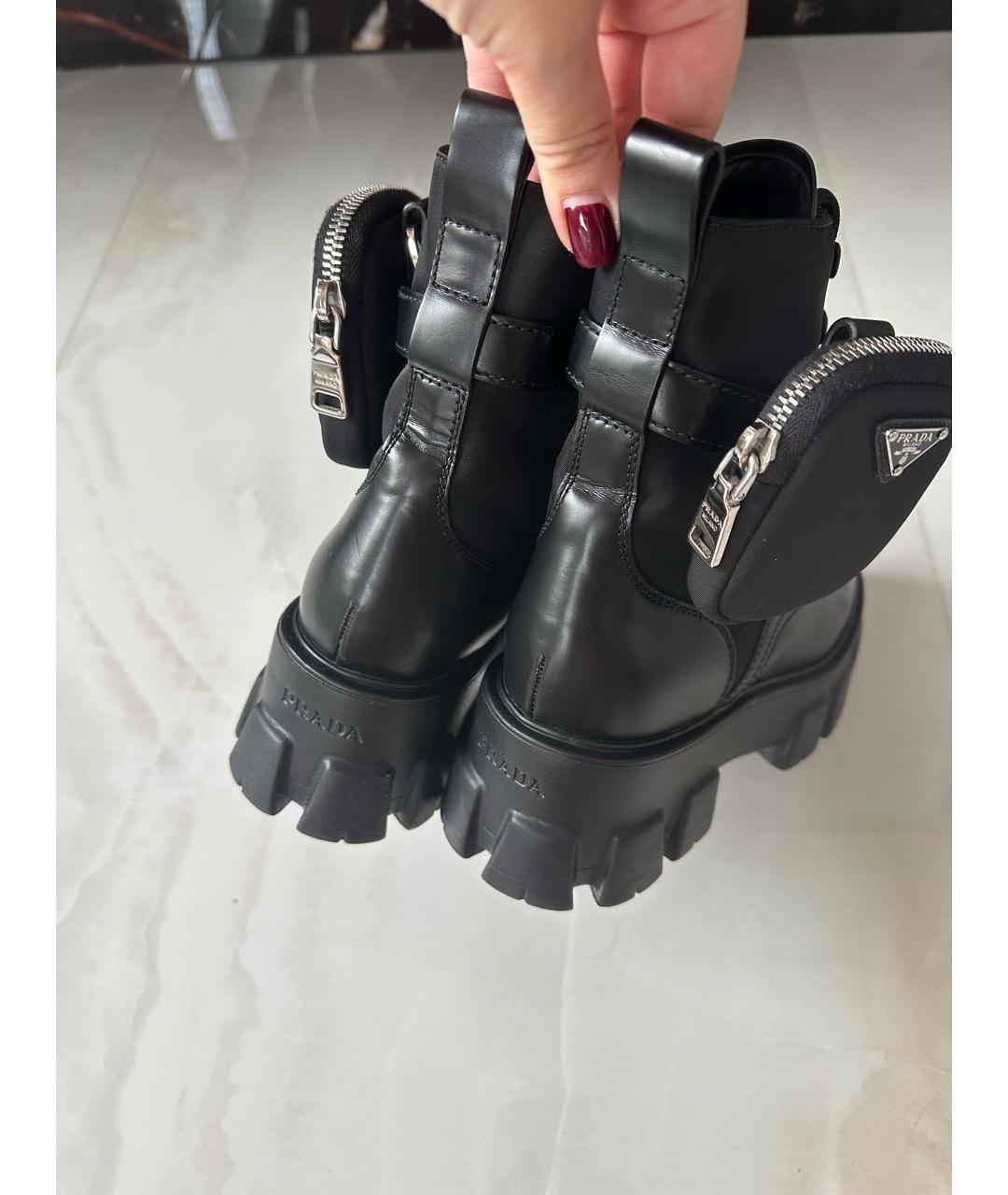 PRADA Черные ботинки, фото 6